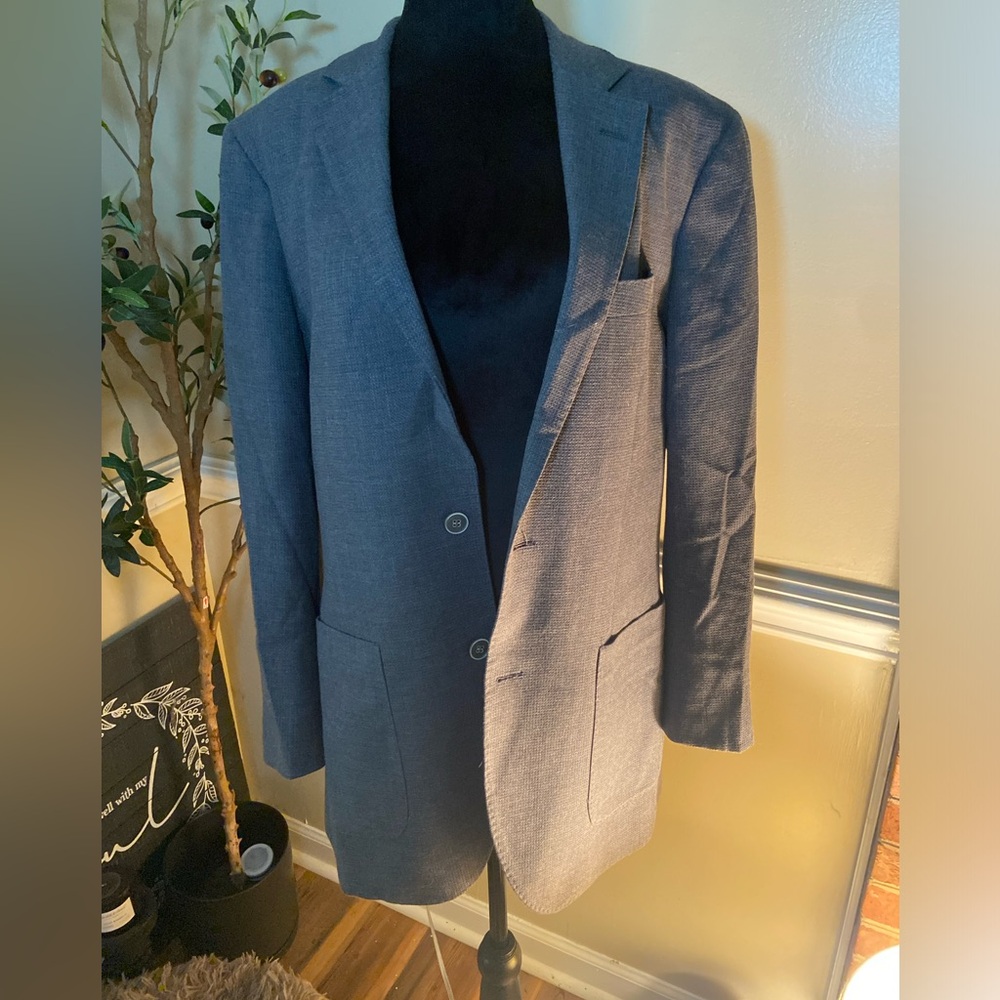 TailorByrd  Blazer with silk Flamingo Lining